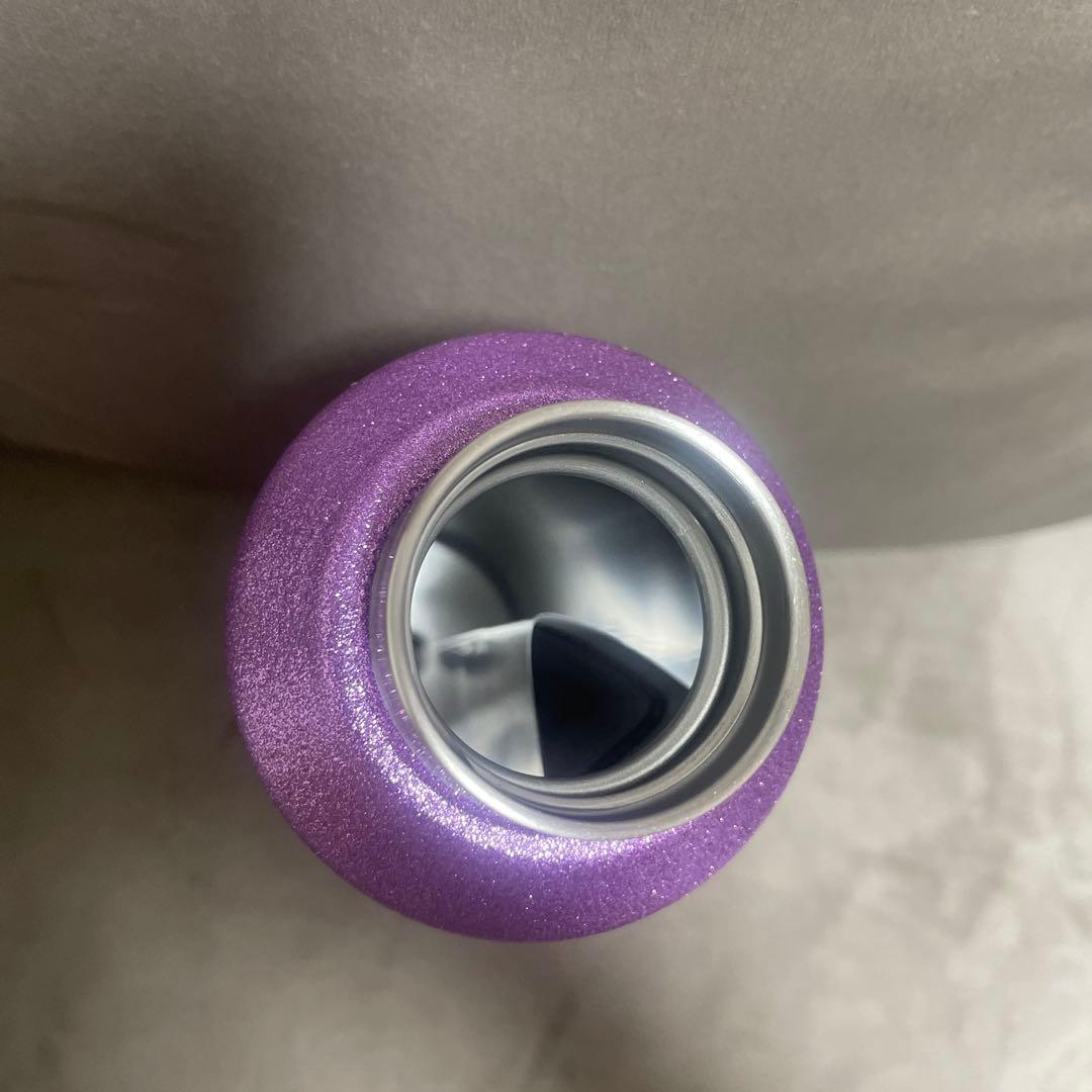 スターバックス　ステンレスボトル　グリッター　パープル