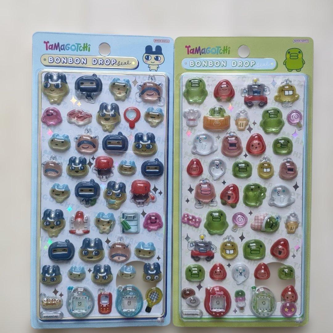 正規品＊新品＊ボンボンドロップシール4枚＊たまごっち　コンプリート