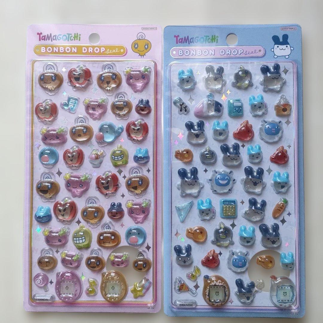 正規品＊新品＊ボンボンドロップシール4枚＊たまごっち　コンプリート