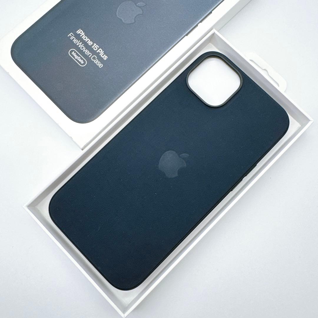 【新品】Apple純正 iPhone 15 Plus ファインウーブン ブラック