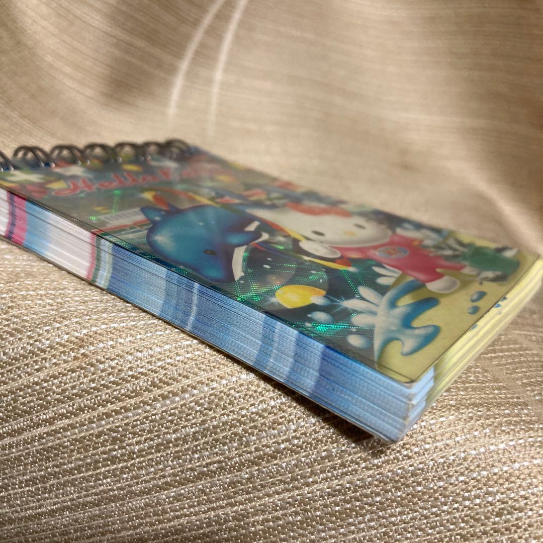 ハローキティキラキラメモ帳 &キティちゃん 水族館メモ帳 イルカショー2点激レア