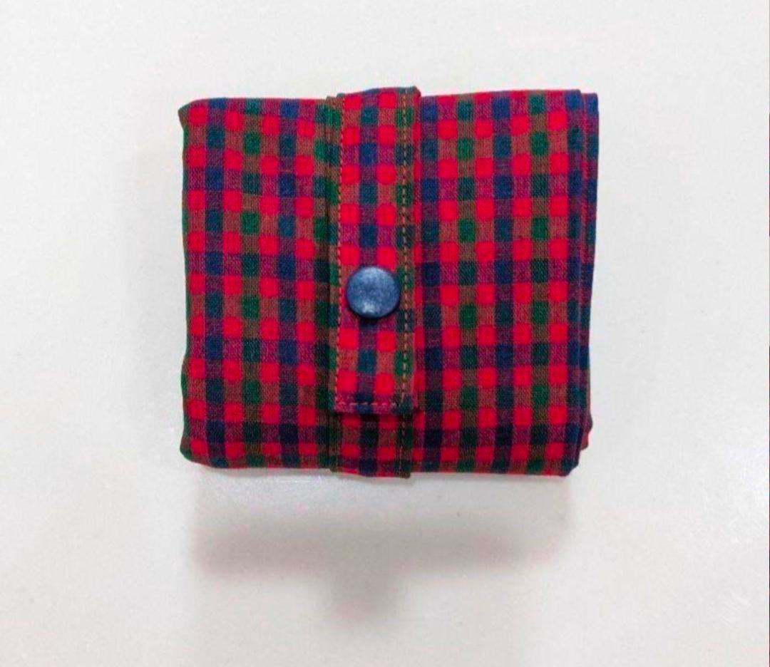 ファミリアチェックハンドメイド　マルチバッグ　レジバック　まとめられるバッグ