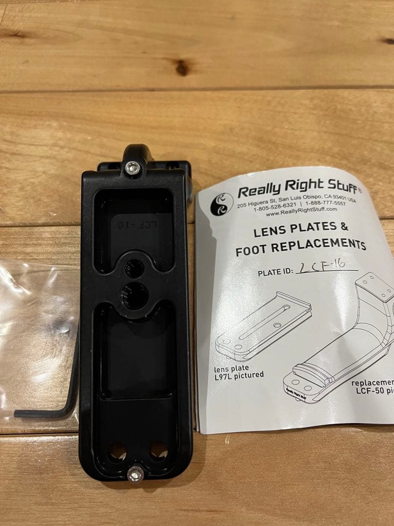 RRS LCF-16 アルカスイス互換レンズフット