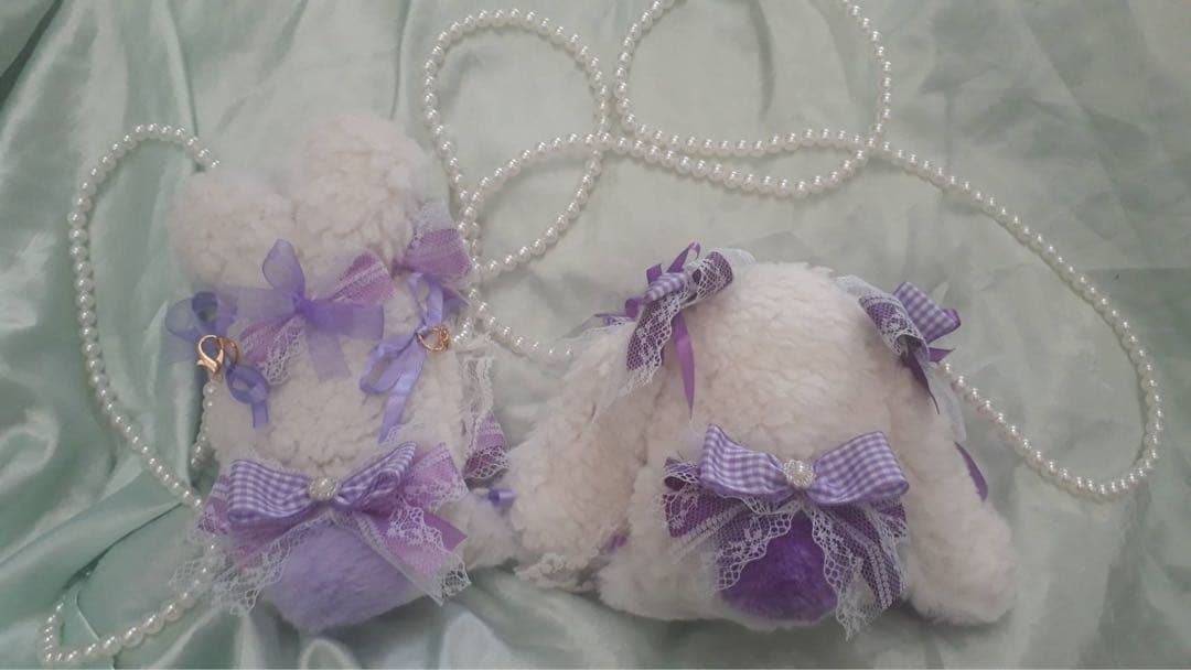 ましろ様ぬい服ふわふわお座りうさ耳 着ぐるみ にじぱぺ ちびぐるみ いつぬい