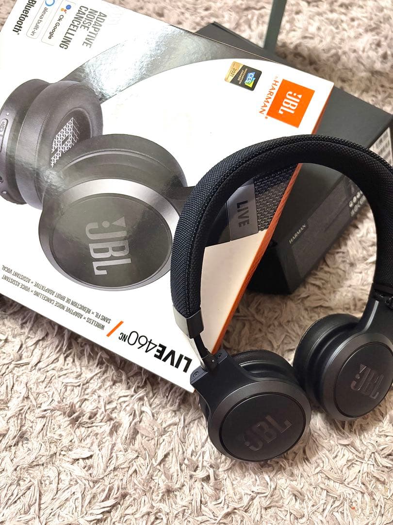 JBL LIVE 460NC ワイヤレスヘッドホン ブラック