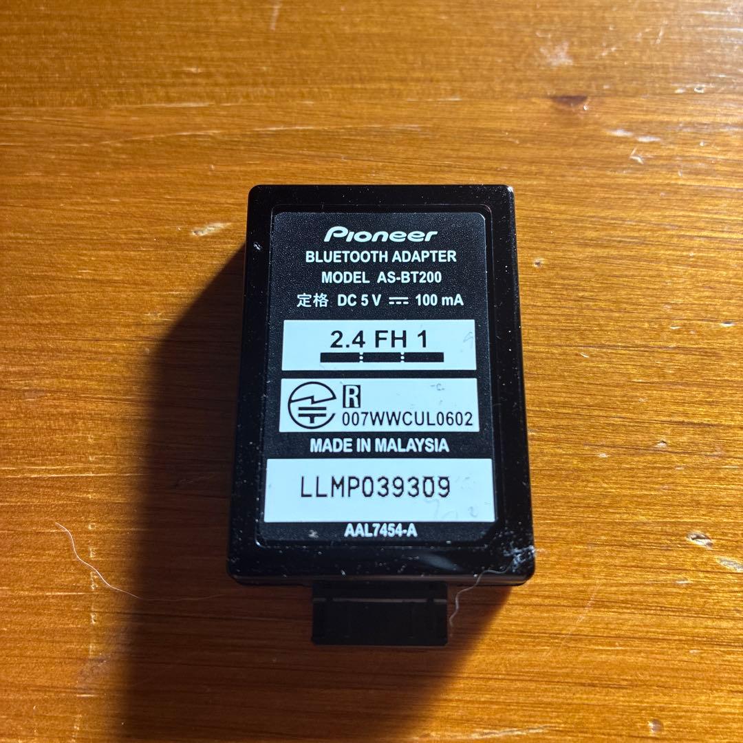 その他 Pioneer Bluetooth ADAPTER AS-BT200