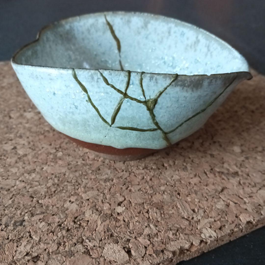 中尾哲彰氏　陶器　ドレッシング皿用他　金継ぎ品