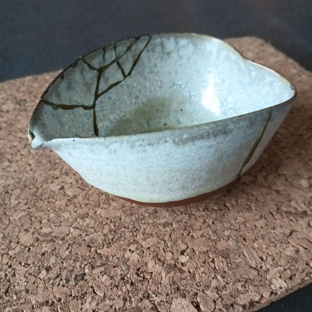 中尾哲彰氏　陶器　ドレッシング皿用他　金継ぎ品