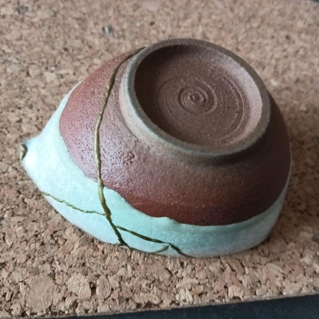 中尾哲彰氏　陶器　ドレッシング皿用他　金継ぎ品