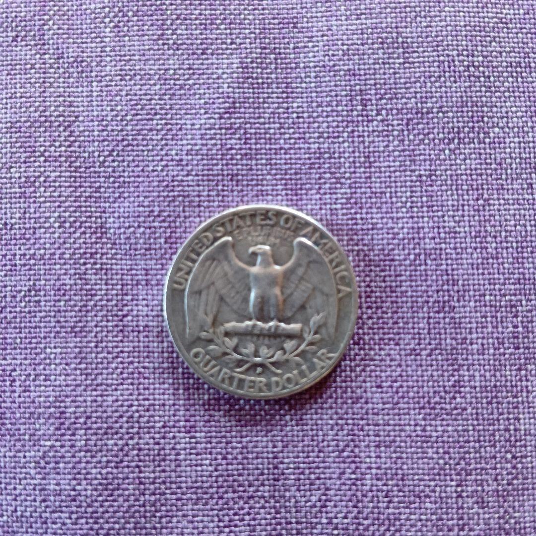 1958年アメリカクォータードル銀貨３枚セット