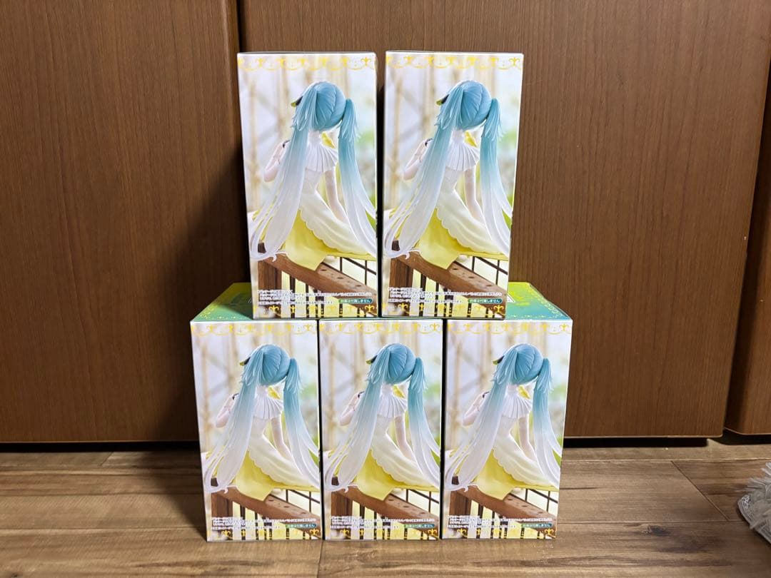 初音ミク シリーズ ぬーどるストッパーフィギュア カナリア 5体 セット ①