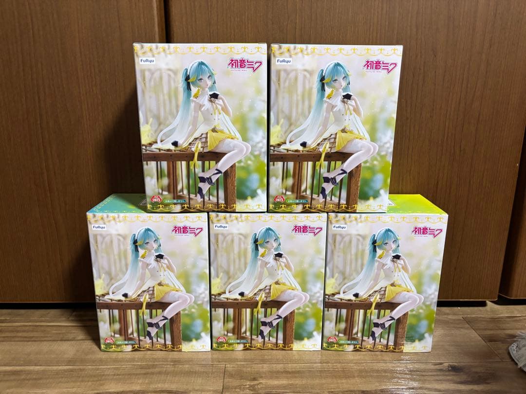 初音ミク シリーズ ぬーどるストッパーフィギュア カナリア 5体 セット ①
