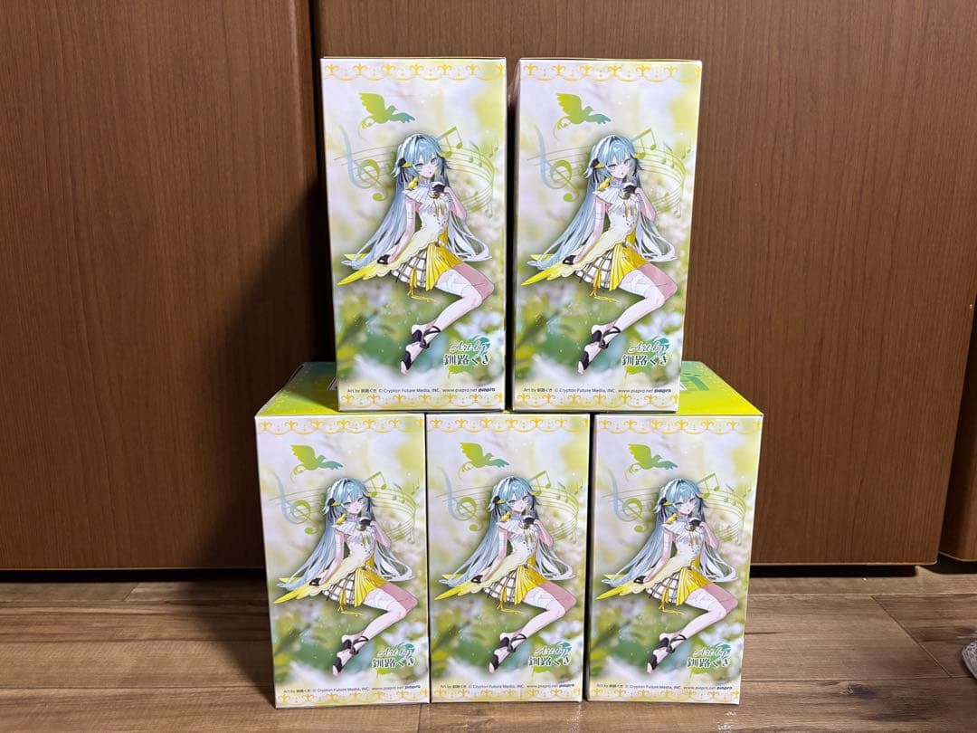 初音ミク シリーズ ぬーどるストッパーフィギュア カナリア 5体 セット ①
