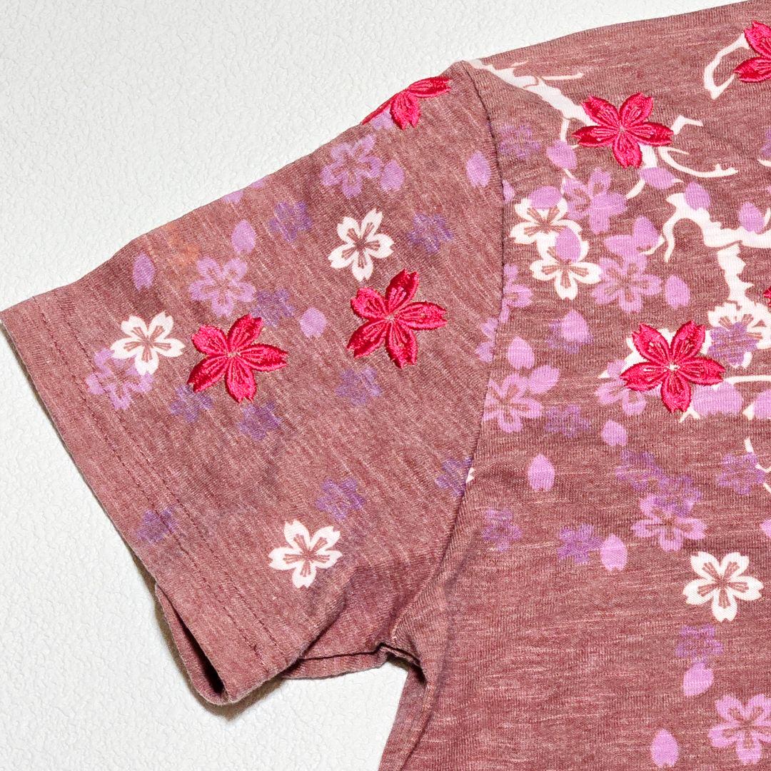 【未使用】雅結　甲鉄城のカバネリ　コラボ　和柄　アニメ Tシャツ　L　桜刺繍