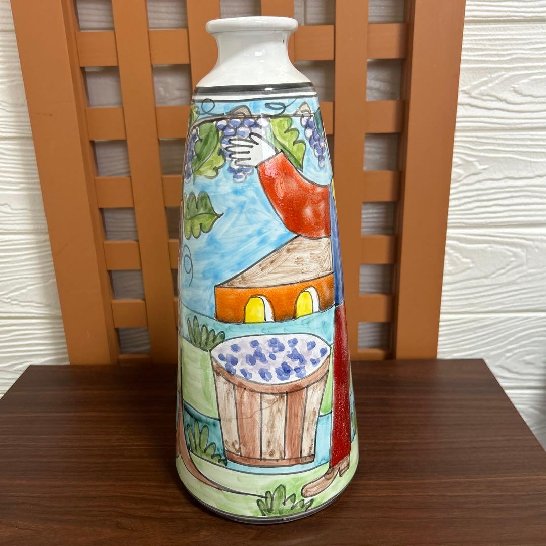 レアNINO PARRUCCAニーノ パルッカ 陶器花器（大）イタリア製