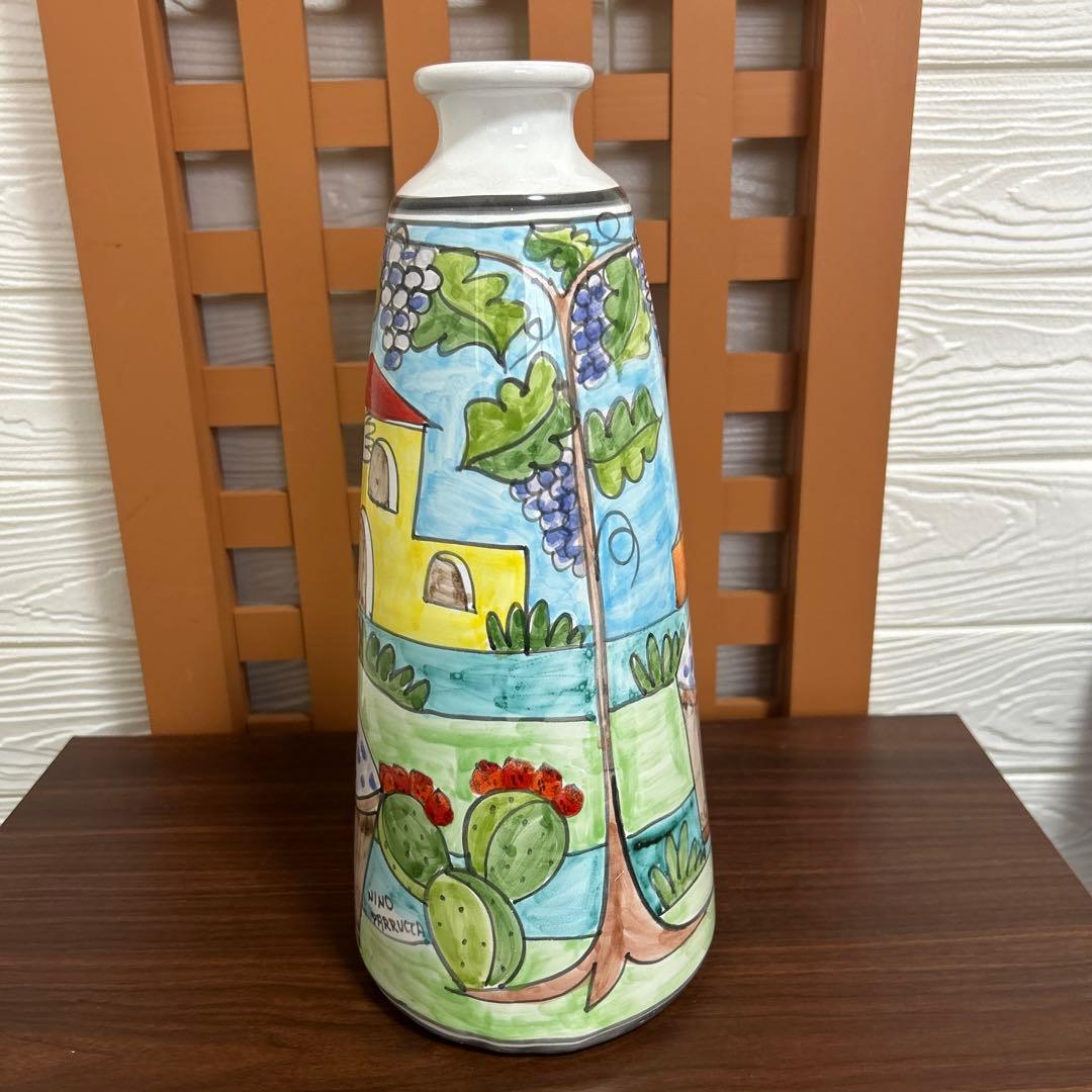 レアNINO PARRUCCAニーノ パルッカ 陶器花器（大）イタリア製