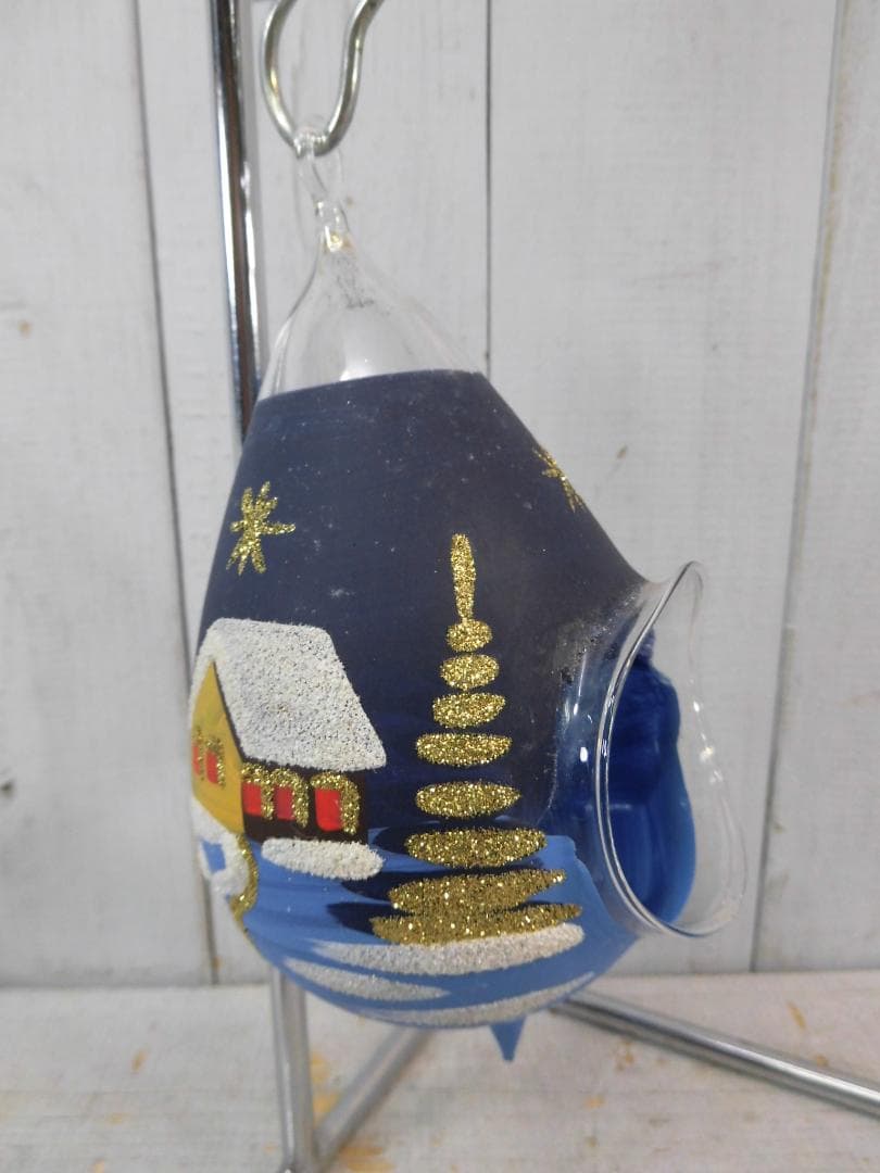 絵付きハンギングガラスボール／キャンドル／プランツポット　５点組　G13209