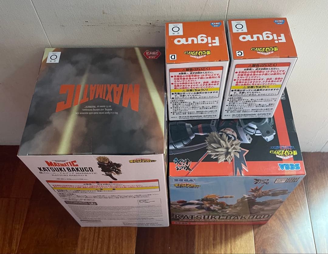 僕のヒーローアカデミア　爆豪勝己　フィギュア４種セット