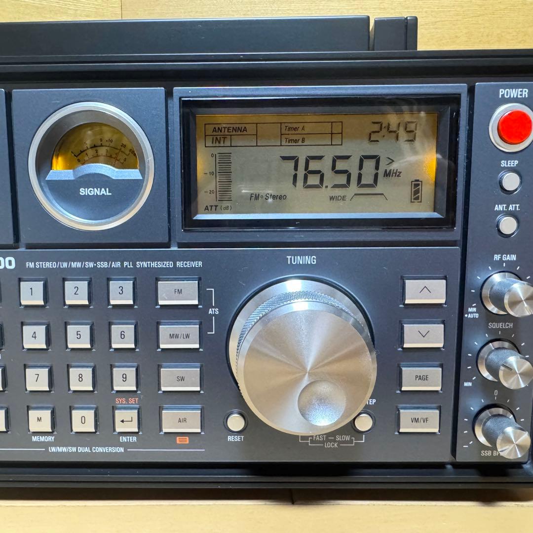 TECSUN BCLラジオ　S-2000【訳あり美品】