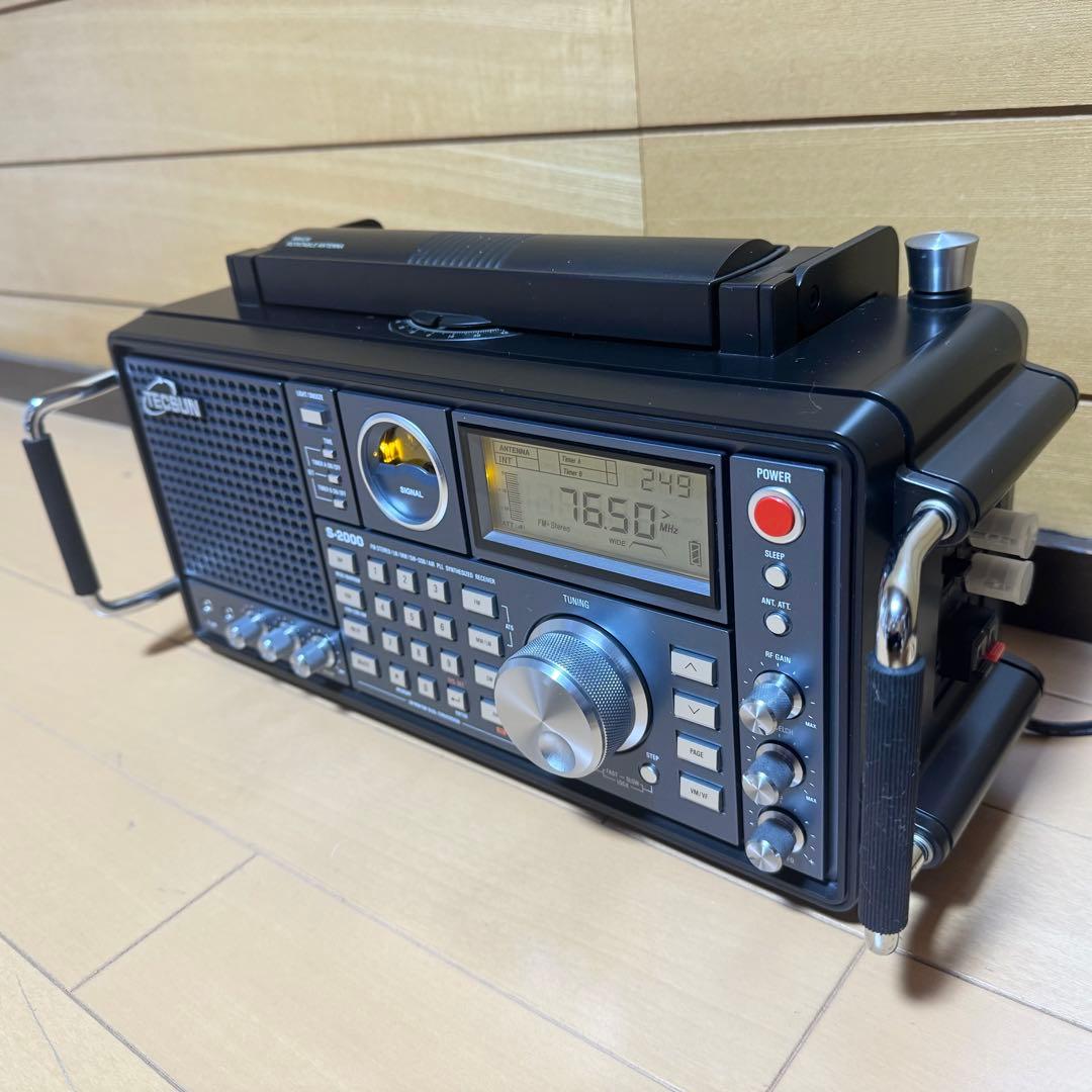 TECSUN BCLラジオ　S-2000【訳あり美品】
