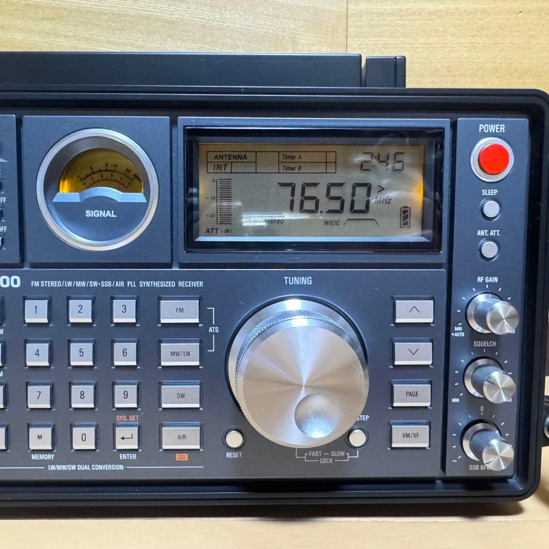 TECSUN BCLラジオ　S-2000【訳あり美品】