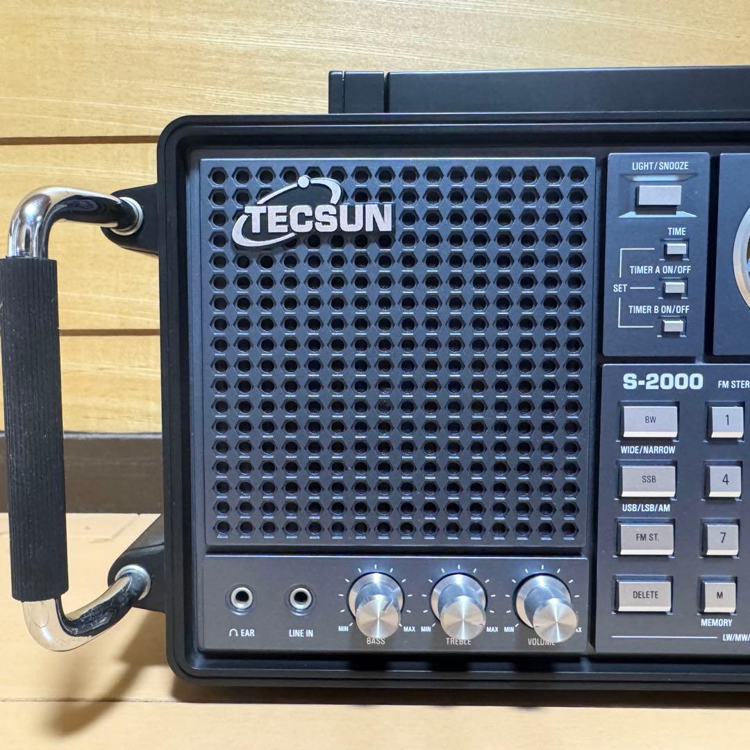 TECSUN BCLラジオ　S-2000【訳あり美品】