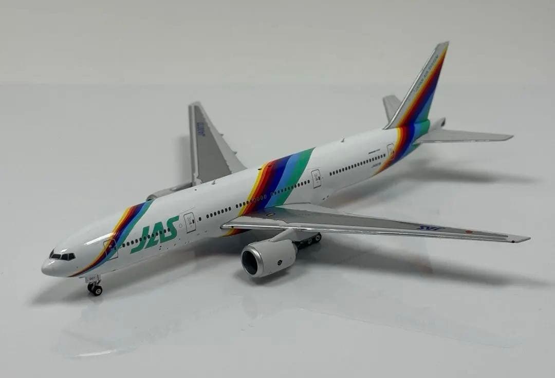 1/400 JAS B777-200 レインボーセブン 日本エアシステム