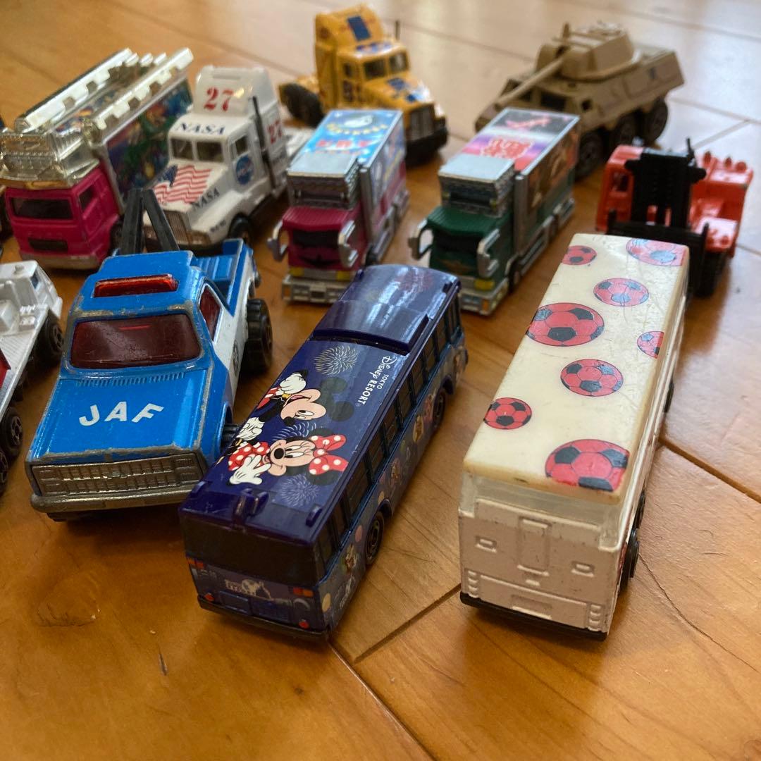 模型　ミニカー　トレーラー　デコトラ　バス　パトカー　JAF クレーン車
