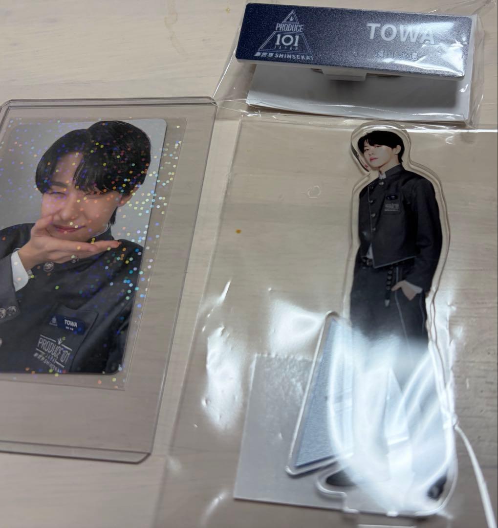 日プ　新世界 濱田永遠 ポップアップ　アクスタ　ネームプレート　トレカ