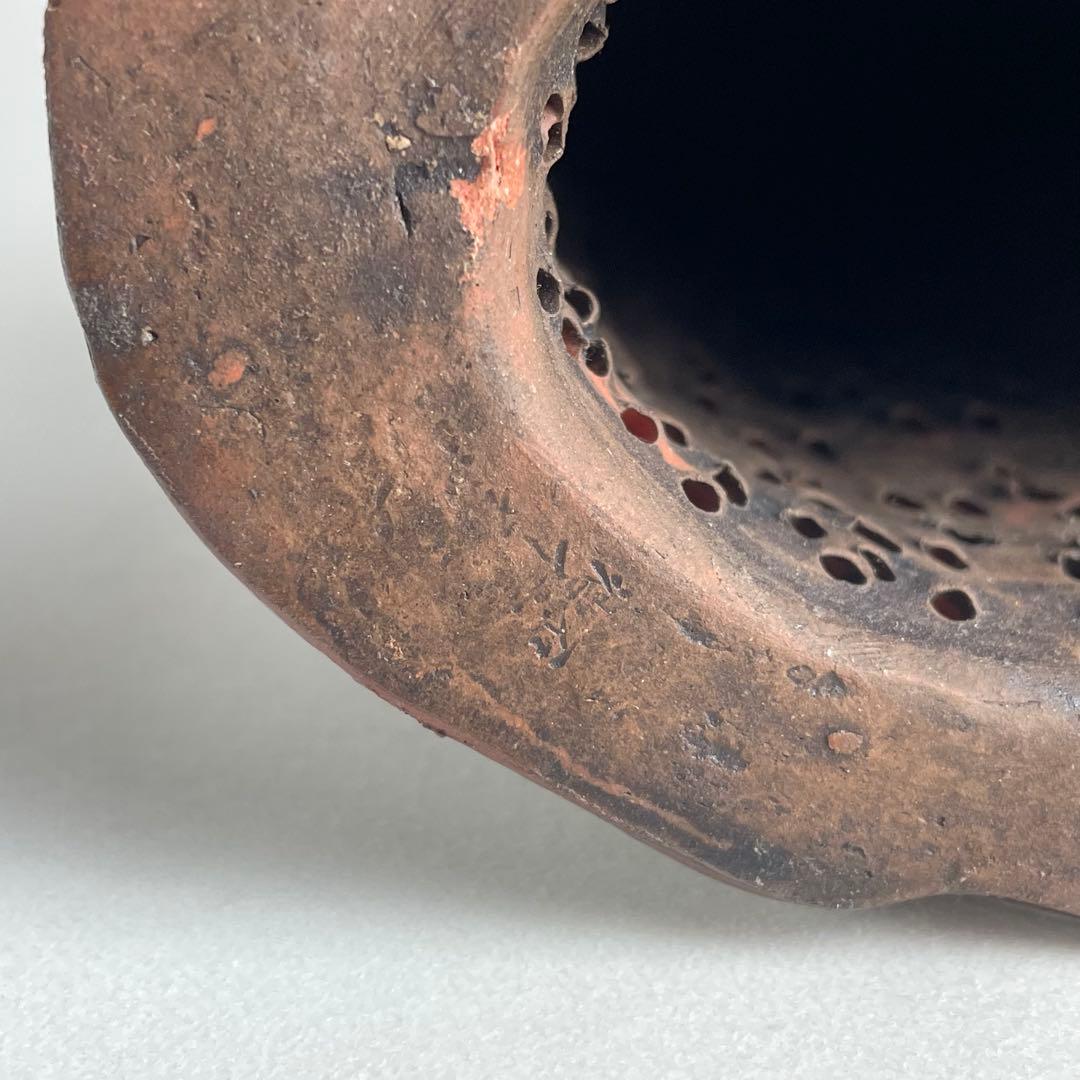 中国 古玩 石湾 石湾窯 在銘 細密 細工 人物 置物