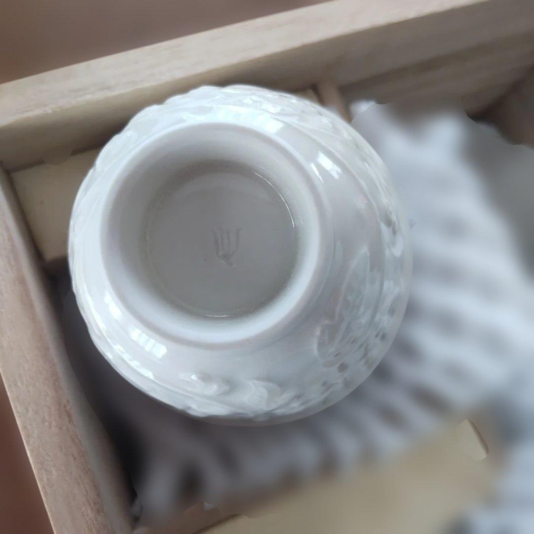 塚本快示 快山窯 青白磁 酒器 徳利 盃 共箱 酒器セット