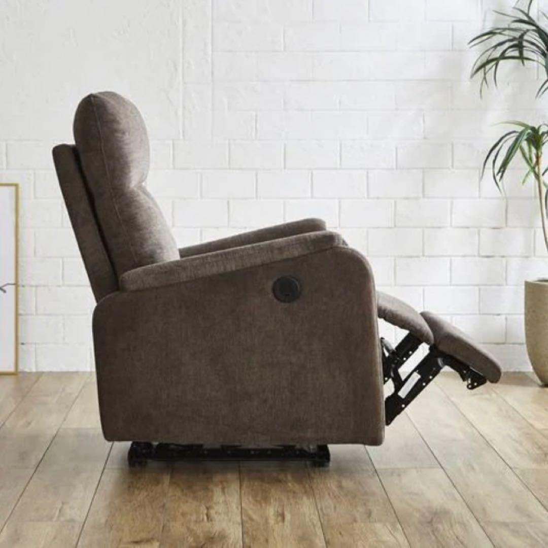 【新品】サンコウ 1P電動ソファ 「リヒトII」 FAB リクライニング