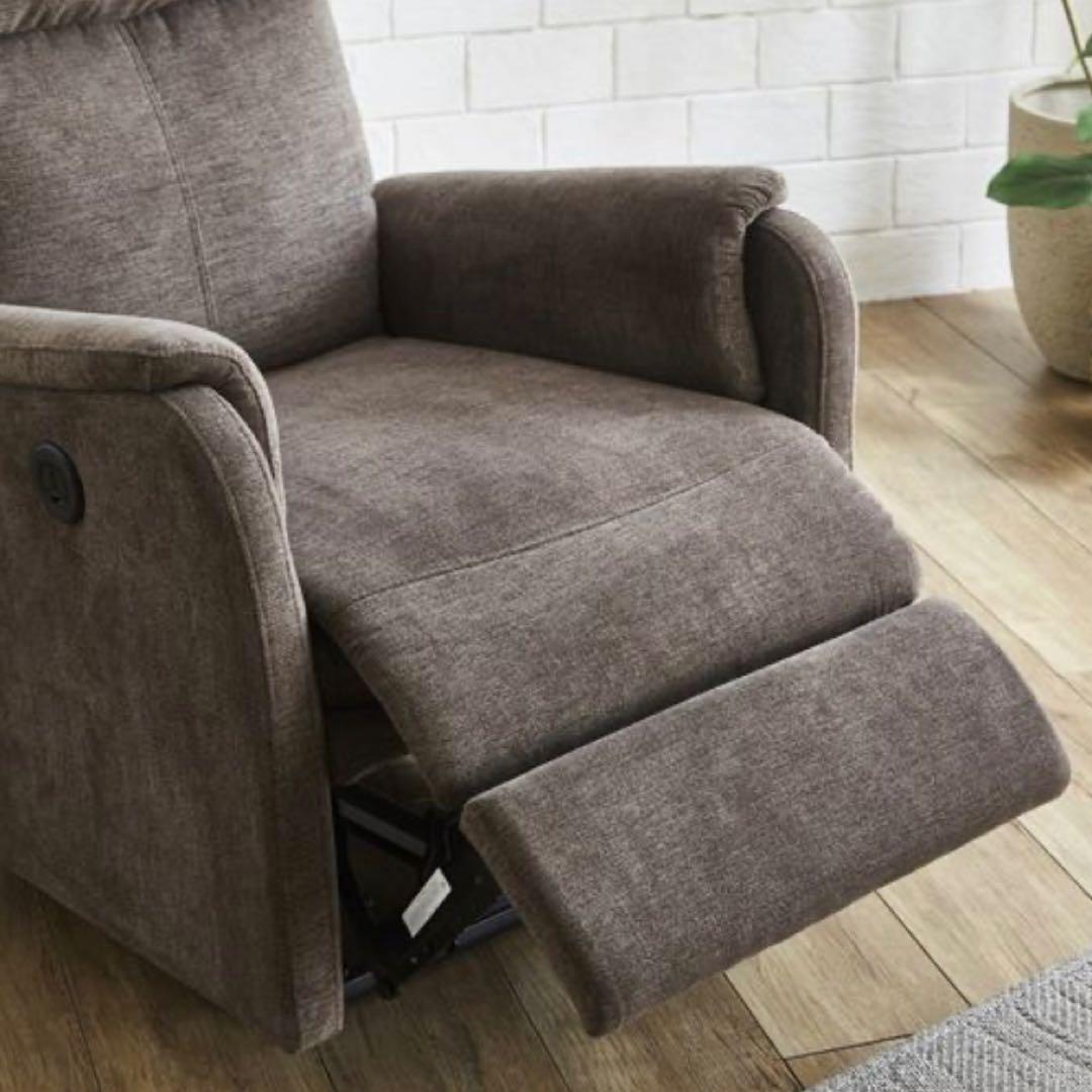 【新品】サンコウ 1P電動ソファ 「リヒトII」 FAB リクライニング