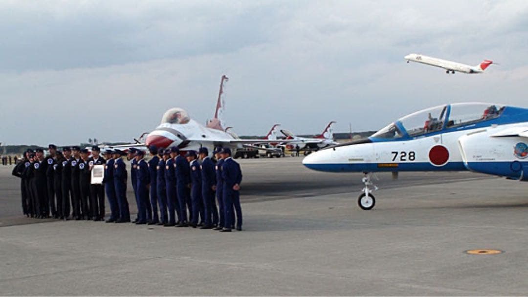 1/48 F-16サンダーバーズ&T-4ブルーインパルス 2009三沢来日時