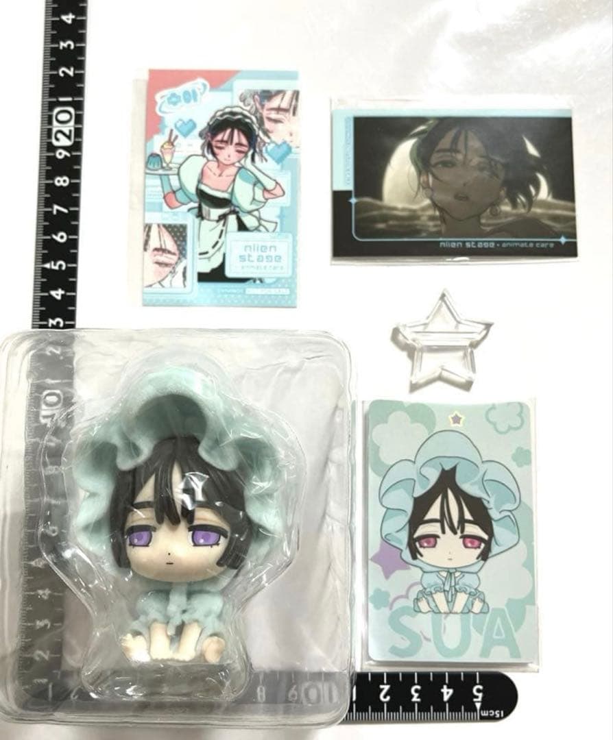 ALIEN STAGE ベビーフィギュア　缶バッジ　箔押しありぱしゃこれ　スア