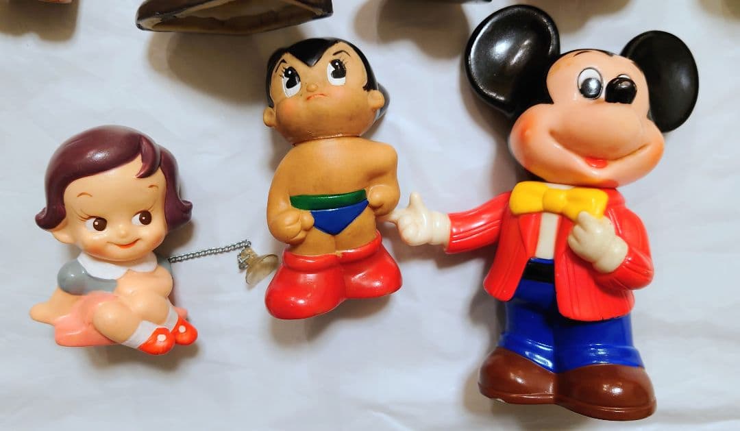 銀行　ノベルティ　ソフビ貯金箱　昭和レトロ　9点セット