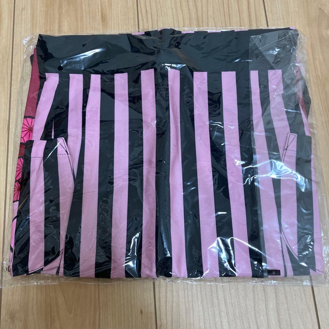 ストライプデザインエプロン ピンク ANNA SUI 鬼滅の刃　コラボ商品