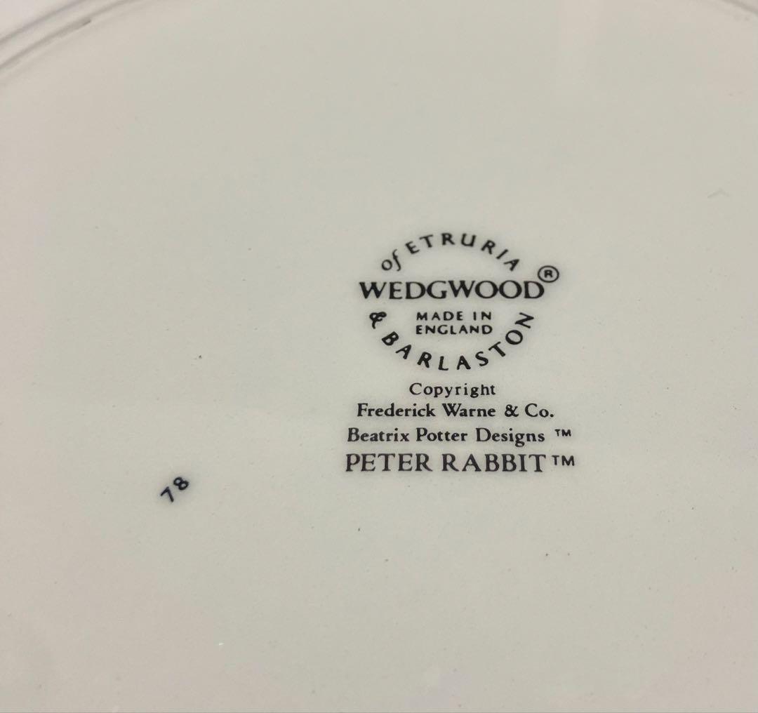 ウェッジウッド　ピーターラビット　平皿　6枚