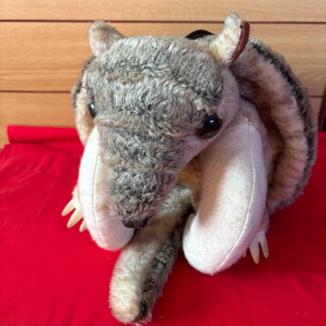 明治製菓 懸賞品 アルマジロ ぬいぐるみ 非売品 昭和レトロ