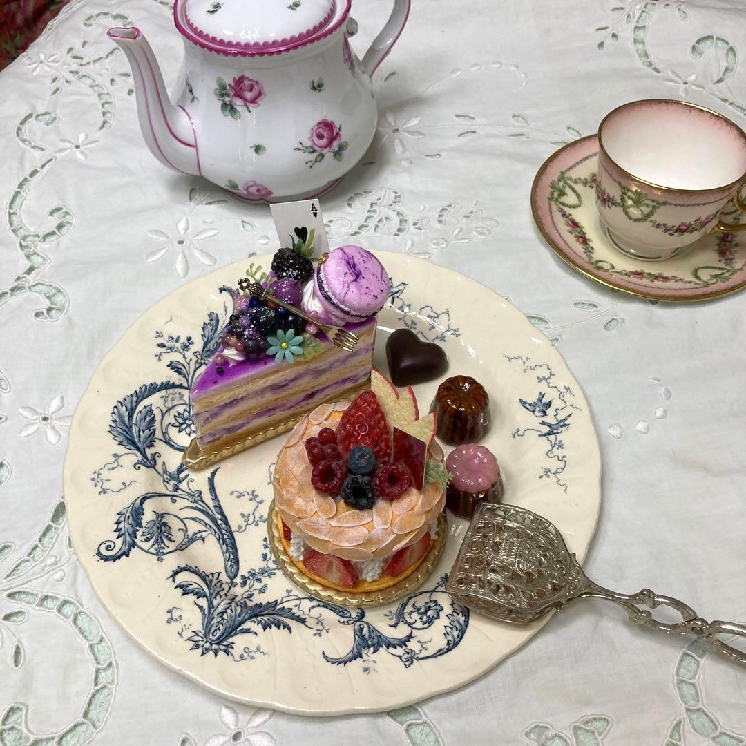 ♪フランスアンティーク Gien ジアン プレート 平皿 ランソー