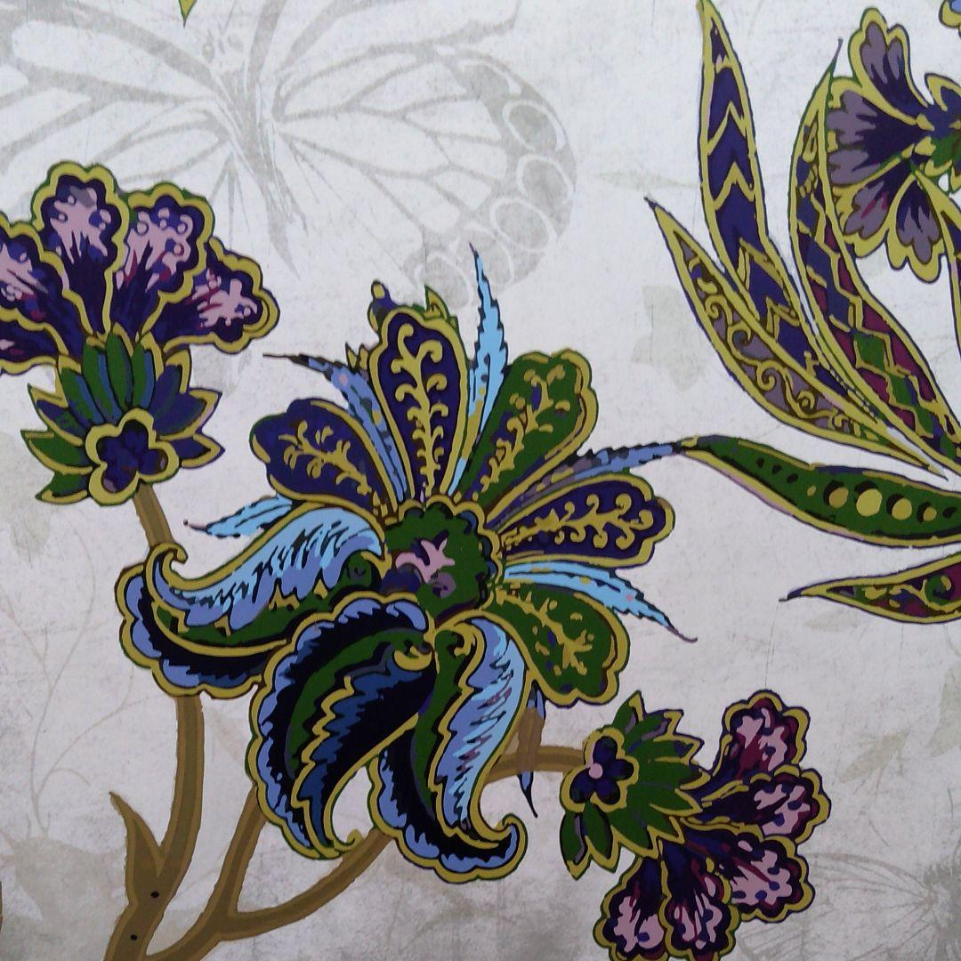 ポスター　タテ　特寸法　花　額装仕上げ品