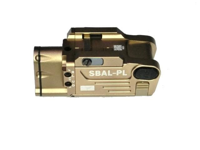 SBAL-PL型ピストルライトDEストロボ機能20mmレイル用新品ダークアース