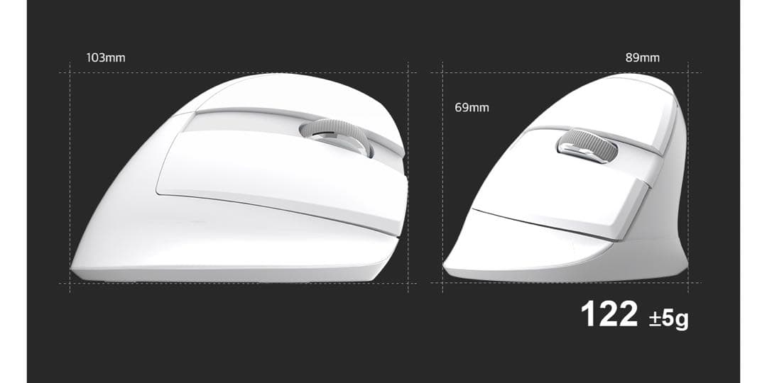 【引越し値下げ】腱鞘炎に良い　ワイヤレスマウス　韓国エルゴノミクスマウス