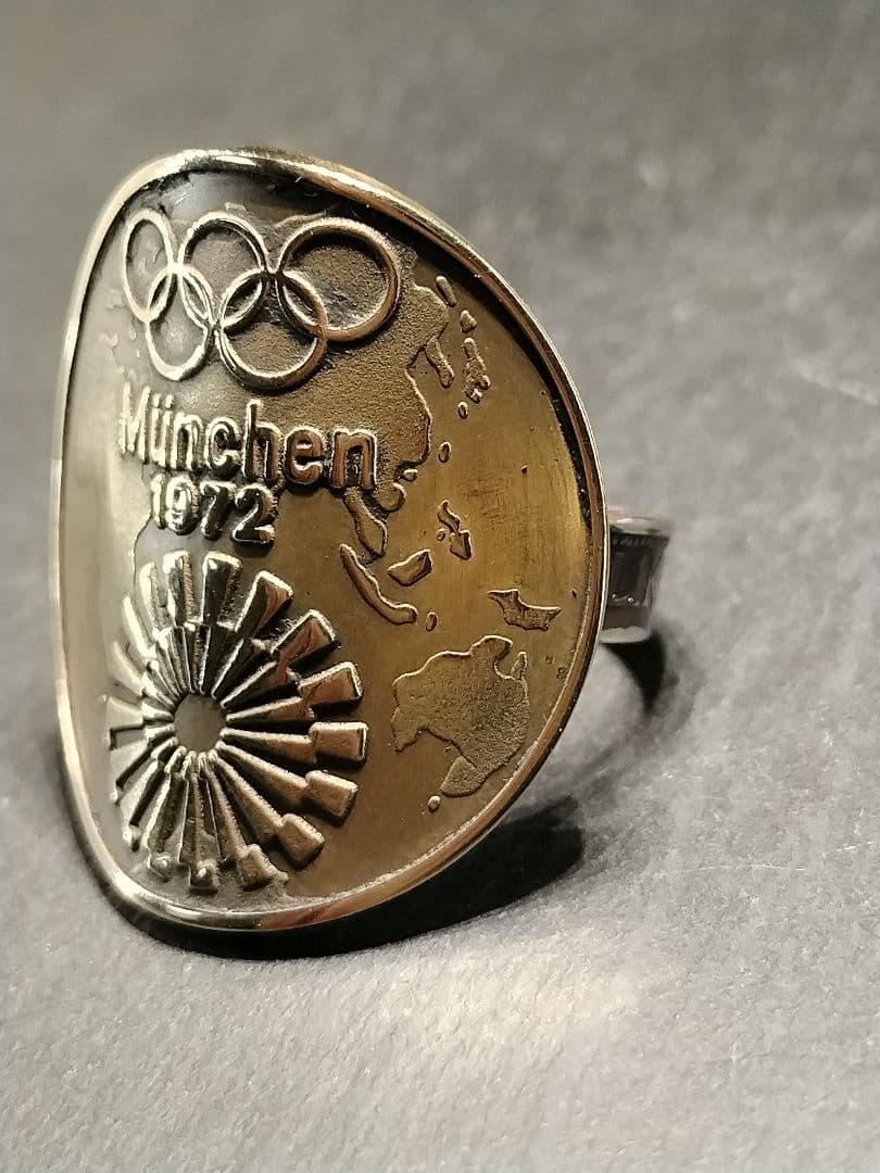 1972年ドイツ連邦共和国ミュンヘンオリンピック記念メダル＆1マルクリング