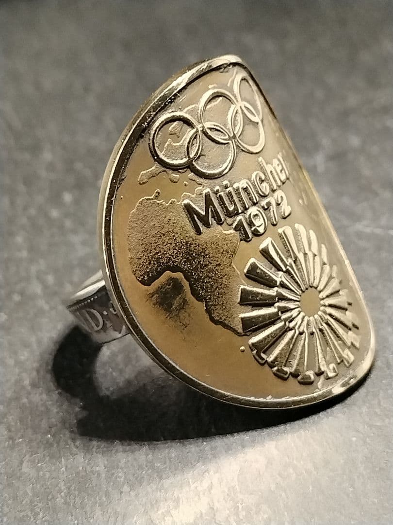 1972年ドイツ連邦共和国ミュンヘンオリンピック記念メダル＆1マルクリング