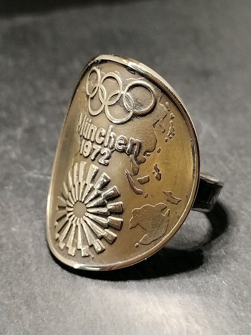 1972年ドイツ連邦共和国ミュンヘンオリンピック記念メダル＆1マルクリング