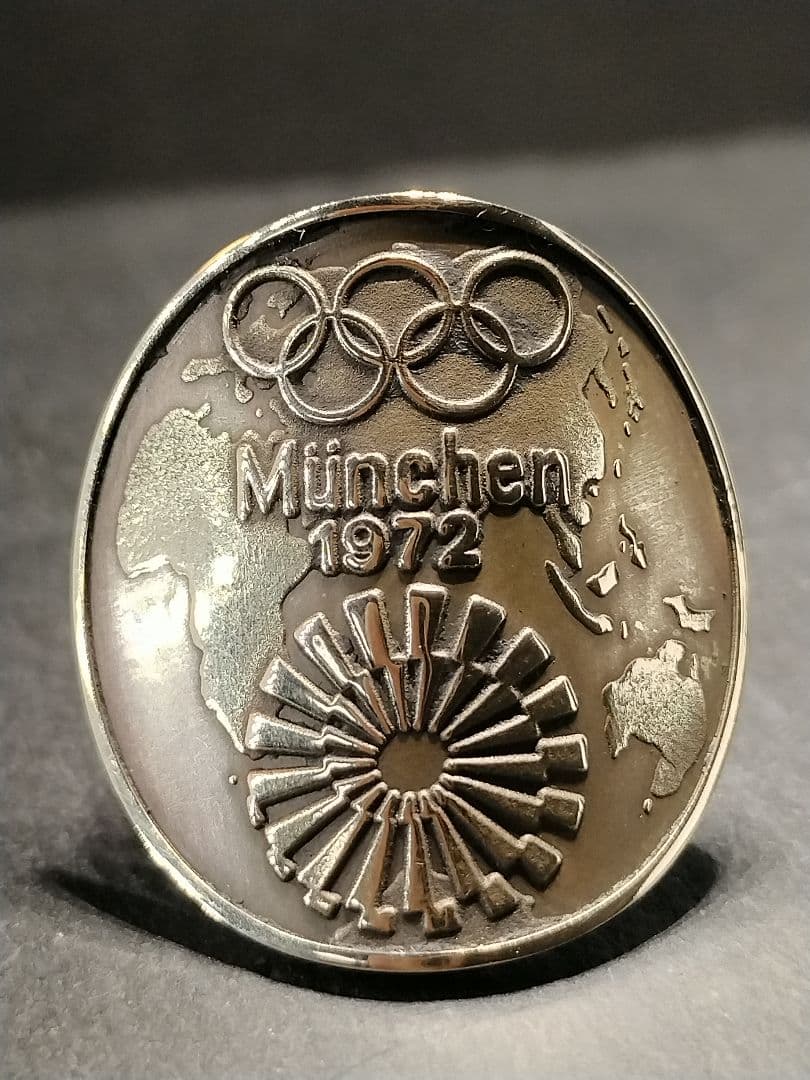 1972年ドイツ連邦共和国ミュンヘンオリンピック記念メダル＆1マルクリング