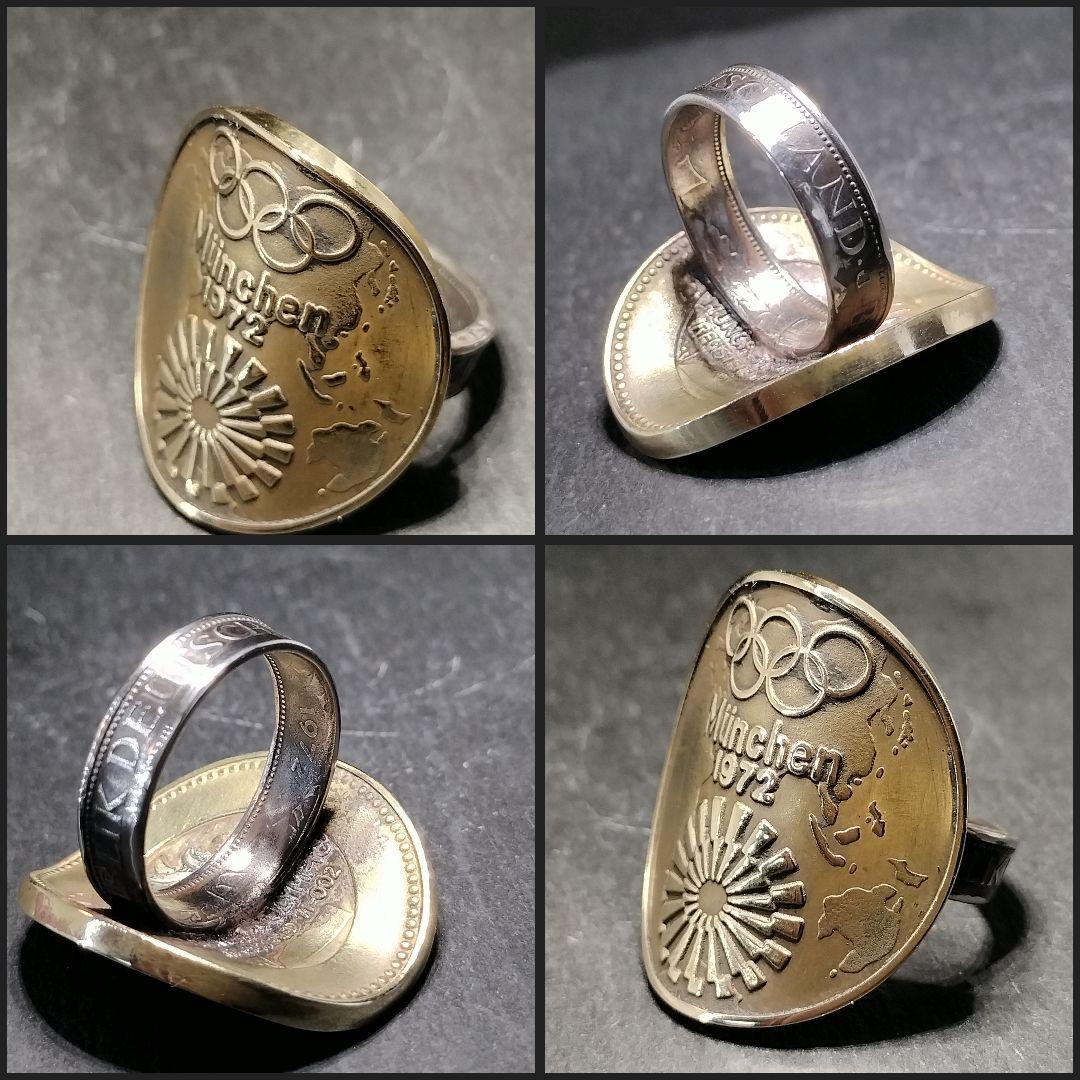 1972年ドイツ連邦共和国ミュンヘンオリンピック記念メダル＆1マルクリング