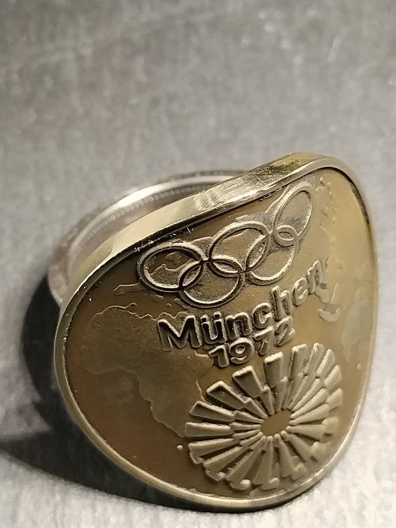 1972年ドイツ連邦共和国ミュンヘンオリンピック記念メダル＆1マルクリング