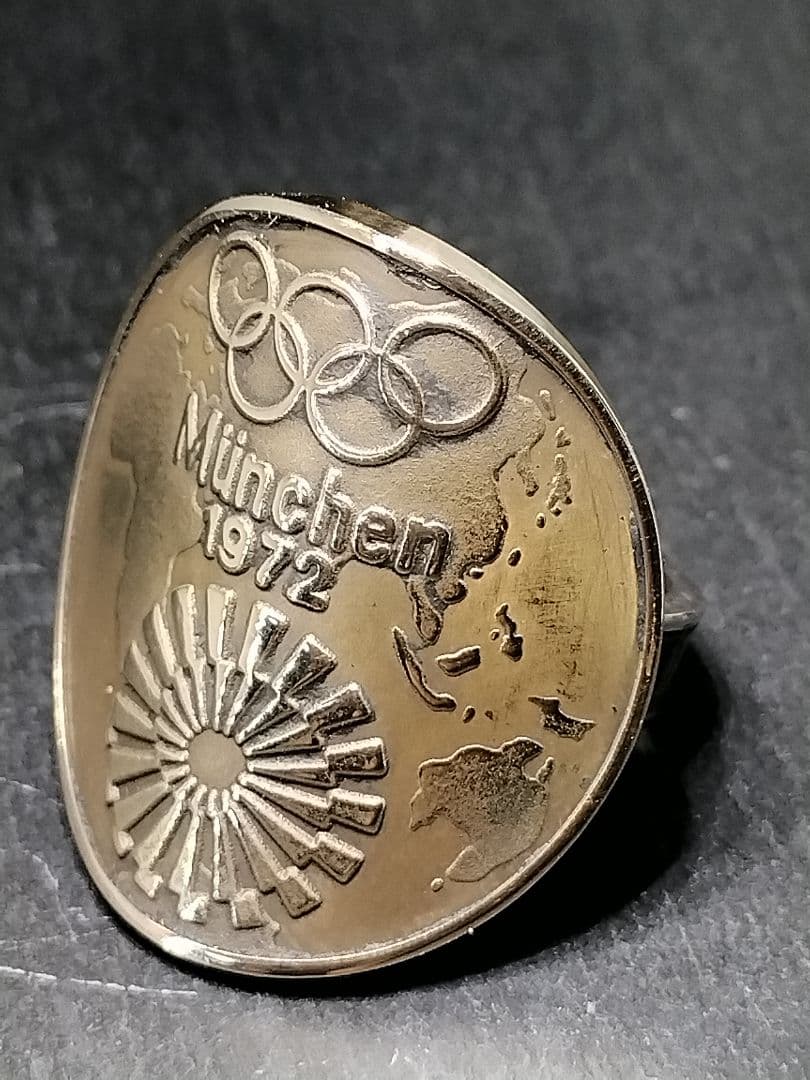 1972年ドイツ連邦共和国ミュンヘンオリンピック記念メダル＆1マルクリング